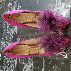 SOLD Sam Edelman Fuchsia Suede Heels